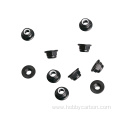 Nylon Lock Nut with serrated Flange Aluminum Fasteners